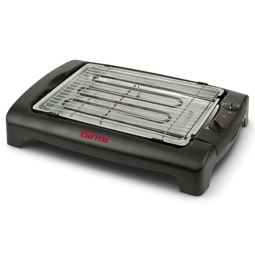 Barbecue elettrico 2000W con griglia in acciaio corazzato e termostato regolabile BQ12