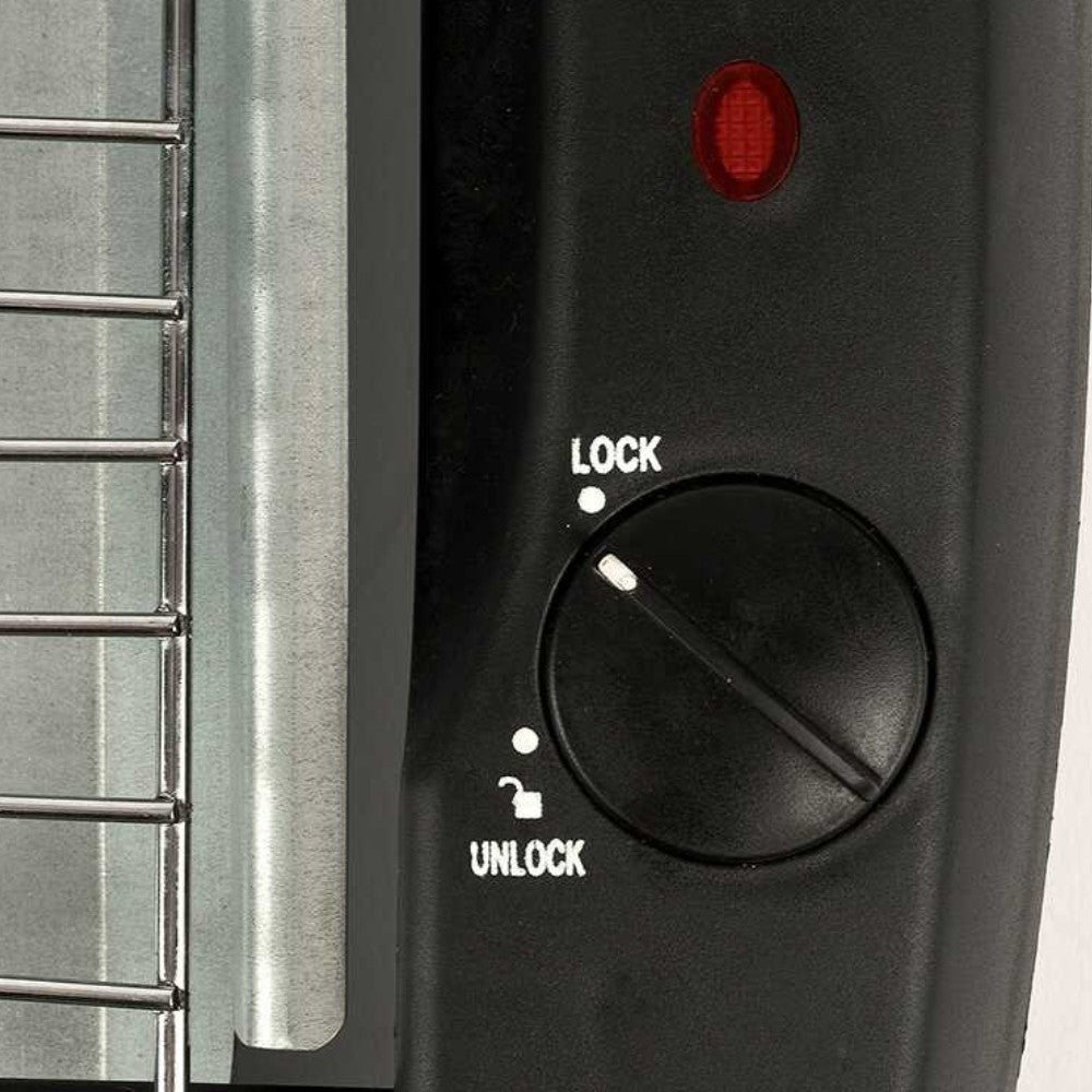 Barbecue elettrico 2000W con griglia in acciaio corazzato e termostato regolabile BQ12