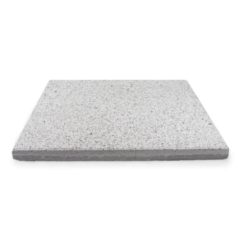 Set 4 piastre base per ombrellone e pavimentazione esterna bianco carsico 50x50x3,7 cm 85 KG