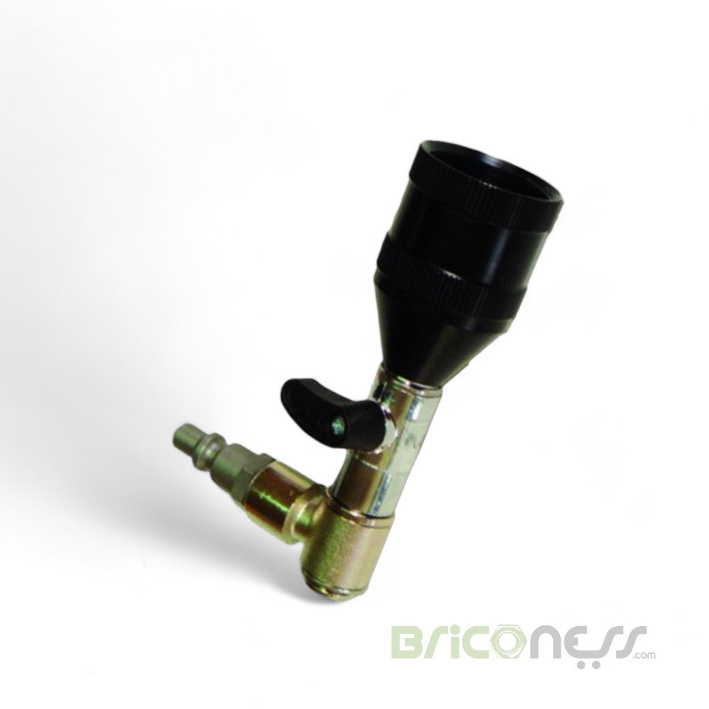 Boccola con rubinetto girevole per asta scuotitore abbacchiatore pneumatico Sbaraglia A73