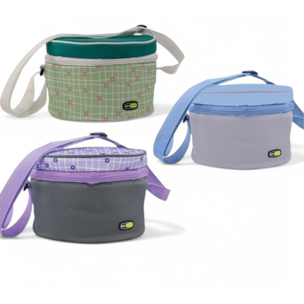 Borsa termica 4 lt. in poliestere 600D Chrissy lunch bag round