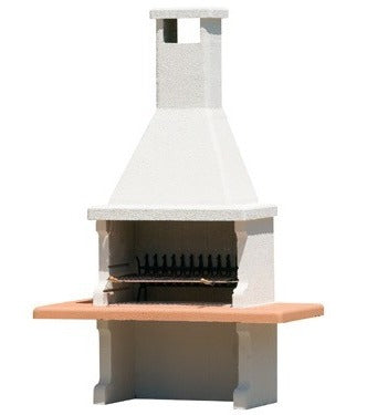 Barbecue grande prefabbricato in cemento con griglia 94x40 cm Beton Ceppo