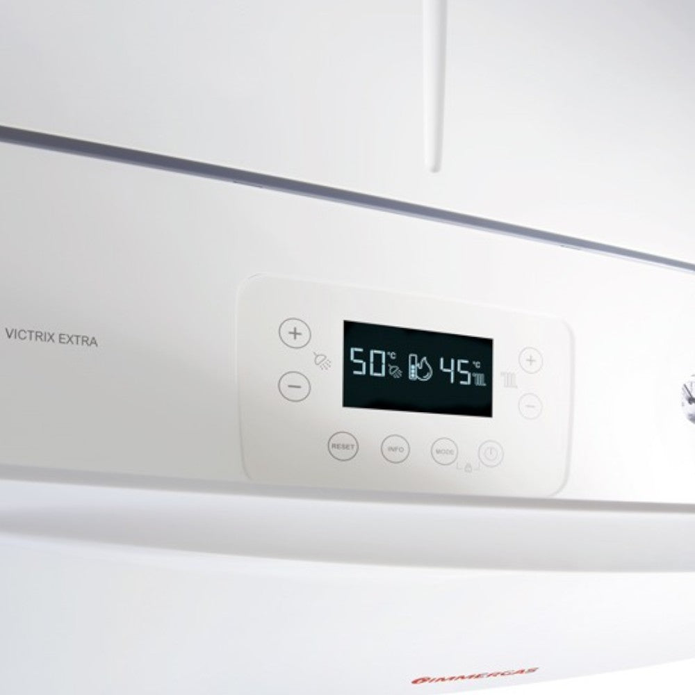 Caldaia murale a condensazione istantanea A con tecnologia eco compatibile H2 ready metano gpl e aria propanata 44x26XH75 cm Victrix Extra