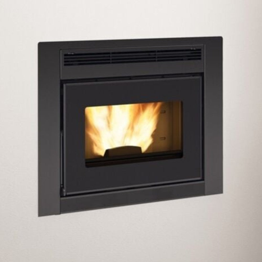 Caminetto camino inserto a pellet 19 Kw A+ con 87x60.8xH64.8 cm COMFORT IDRO L80.16