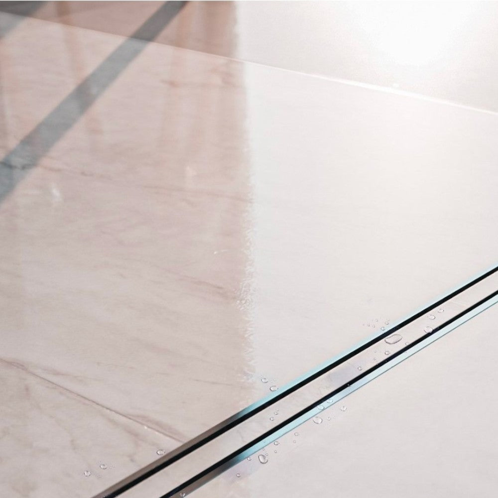 Canalina doccia griglia in alluminio con coperchio metallico Canalissima