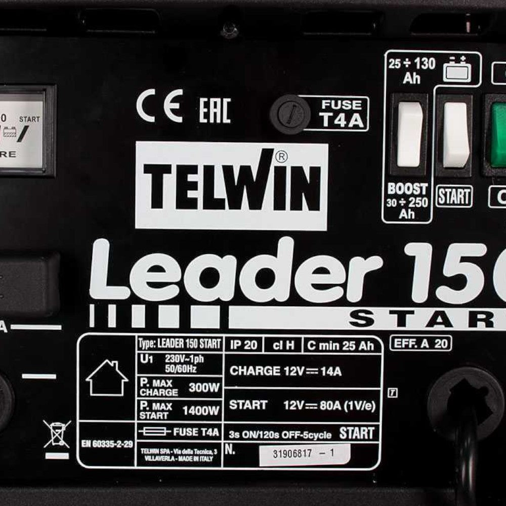 caricabatterie portatile con avviatore 12v tensione regolabile protezione sovraccarico corrente avviamento 140a
