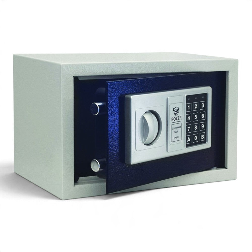 Cassaforte digitale da Hotel EA20H con serratura elettronica, 2 catenacci e chiave di emergenza 31x20x20 cm