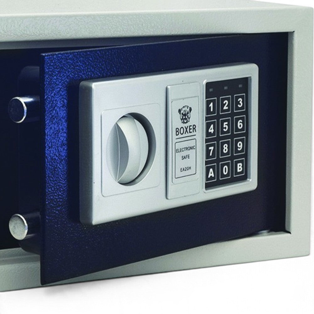 Cassaforte digitale da Hotel EA20H con serratura elettronica, 2 catenacci e chiave di emergenza 31x20x20 cm