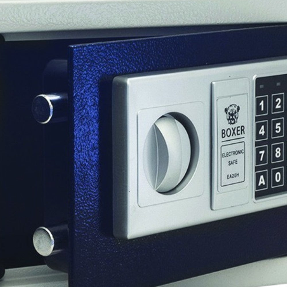 Cassaforte digitale da Hotel EA20H con serratura elettronica, 2 catenacci e chiave di emergenza 31x20x20 cm