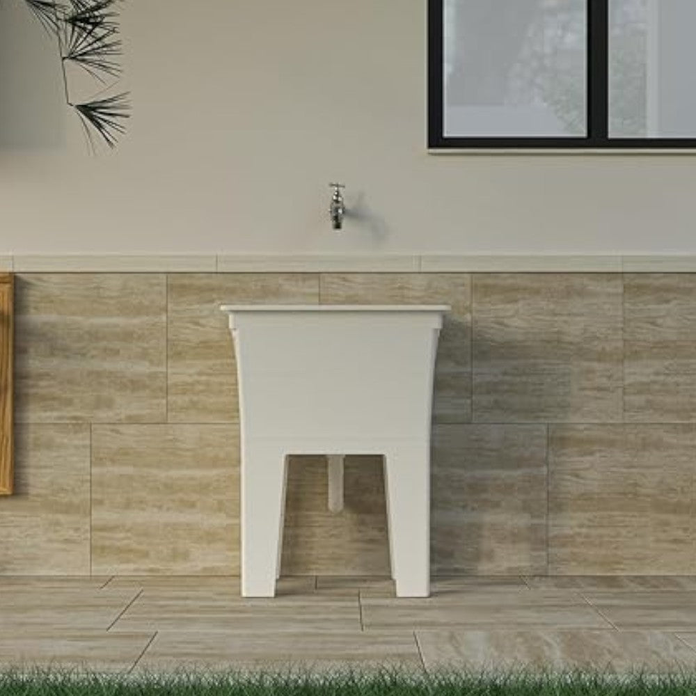 Mobile lavatoio da esterno monoblocco cm 59x41x75h