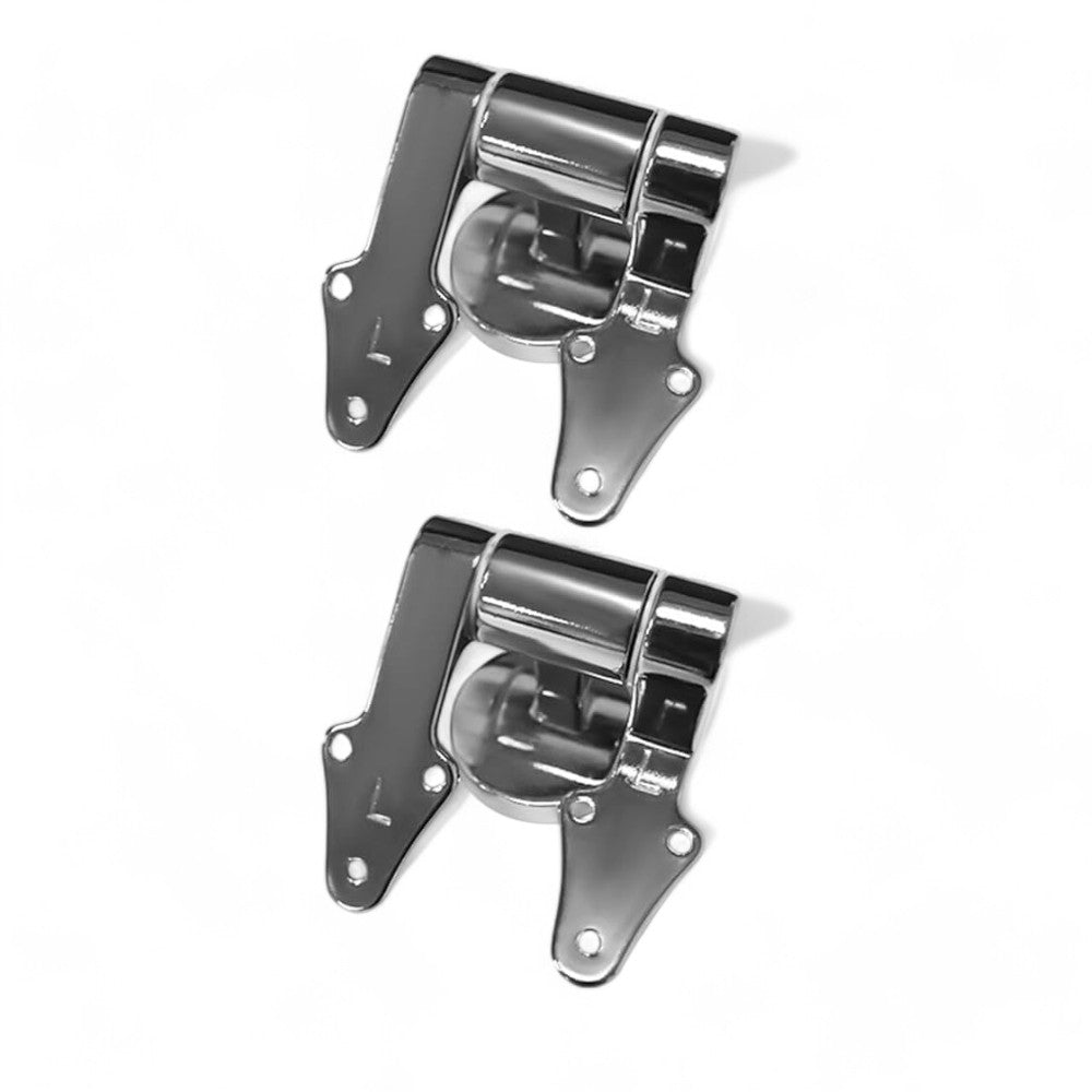 Cerniere di ricambio metallo per sedili WC con chiusura rallentata robuste e resistenti per bagno moderno