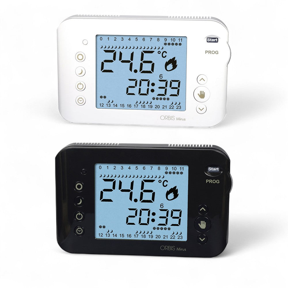 Cronotermostato elettronico digitale a programmazione giornaliera e settimanale Mirus