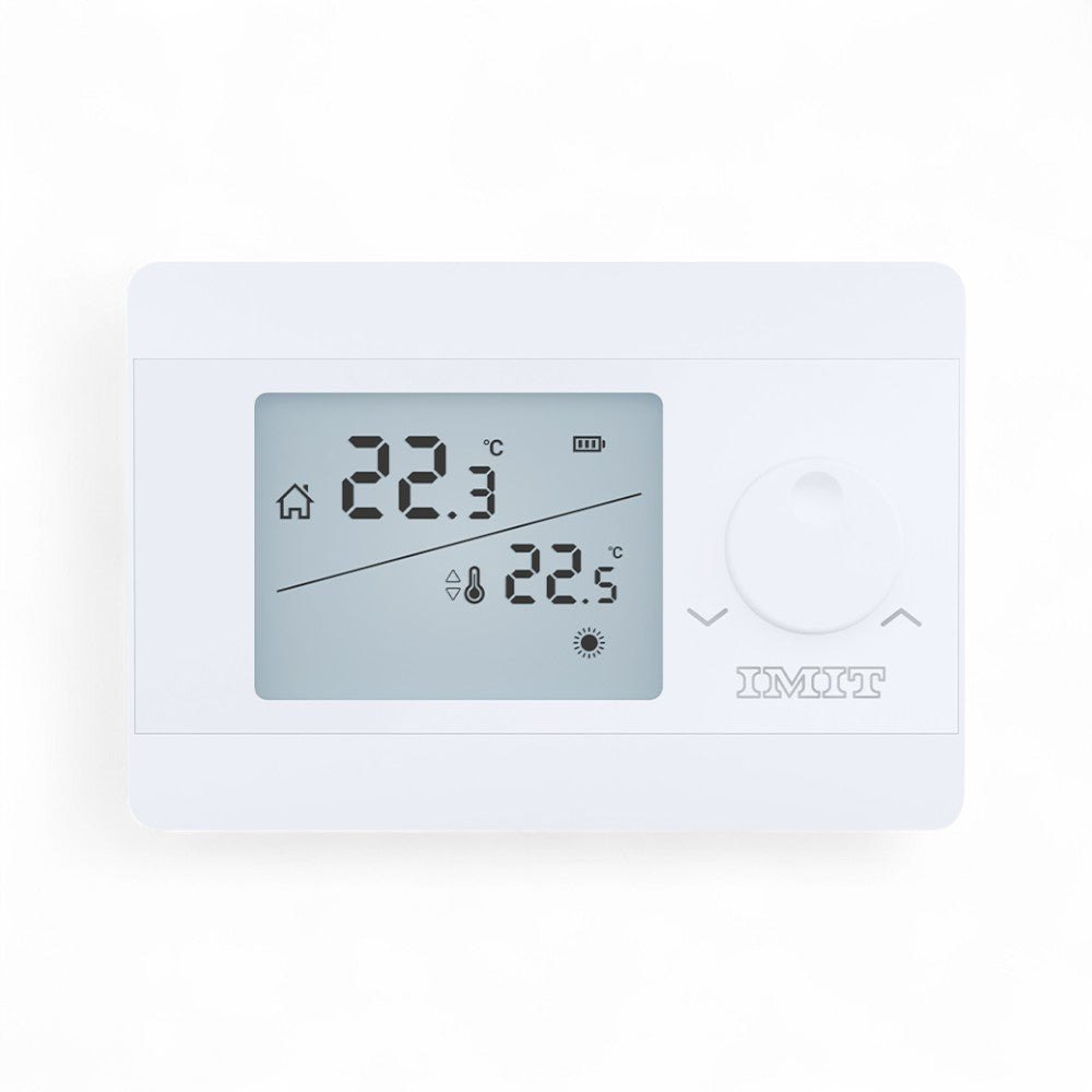 Termostato ambiente digitale con display LCD retroilluminato Silver Ta/Rf S