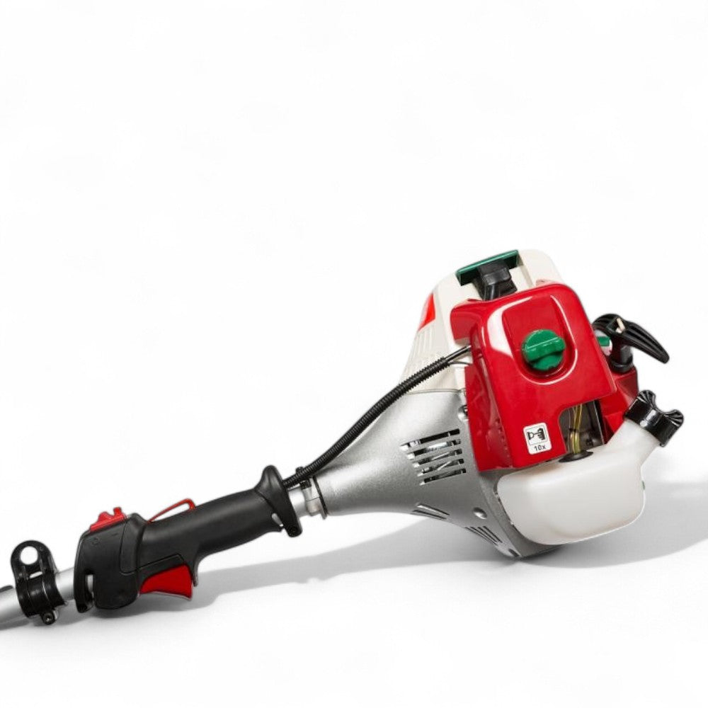 Decespugliatore a scoppio 52 Cc motore 2 tempi raffreddamento automatico con impugnatura singola e avviamento a strappo Romeo 52