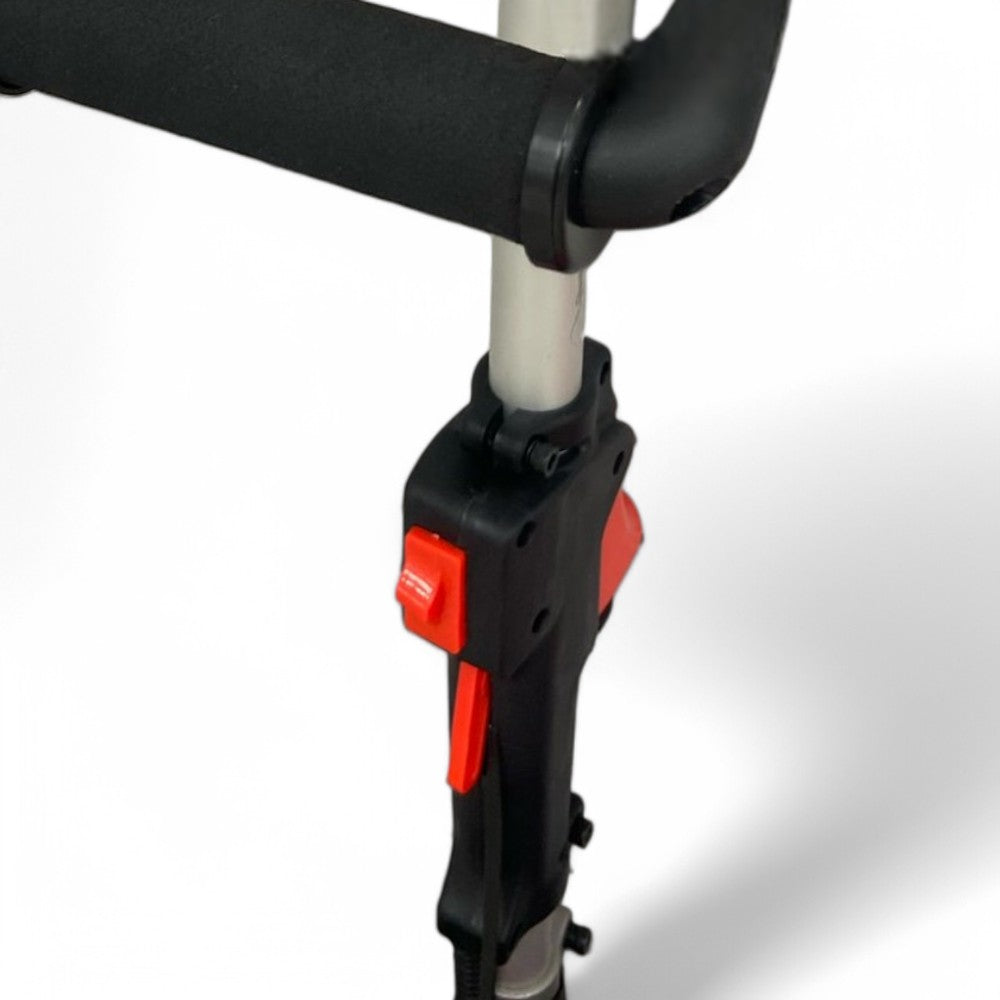 Decespugliatore scoppio 52cc potenza 1450W motore 2 tempi antivibrante accensione elettronica easy start serbatoio 12L