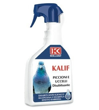 Repellente spray 750 ml per piccioni e altri uccelli Kollant Kalif