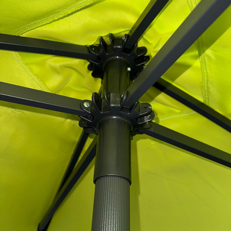 <transcy>Square umbrella 2x2mt in green aluminum garden sea beach furniture</transcy>