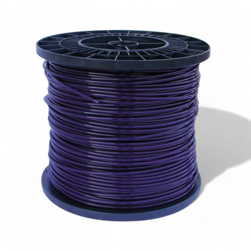 Filo nylon seghettato per decespugliatore viola 3,3 mm resistente e durevole lunga durata bobina 200 metri