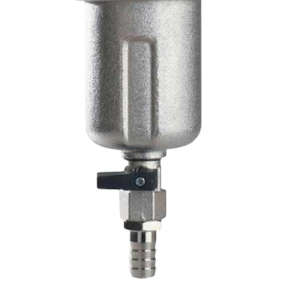 Filtro autopulente acqua 1 pollice con cartuccia filtrante 100 um e manometri integrati