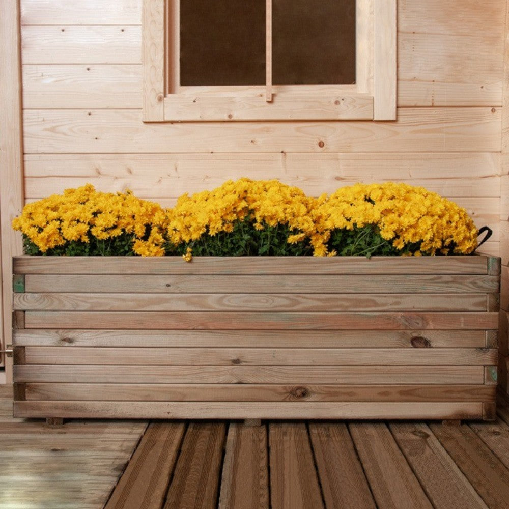 Fioriera in legno per vasi piante e giardino