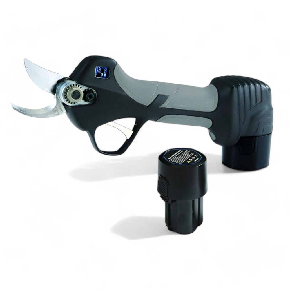 Forbice elettrica a batteria 10,8V taglio progressivo lame in acciaio SK5 diametro max 23mm 2 batterie incluse