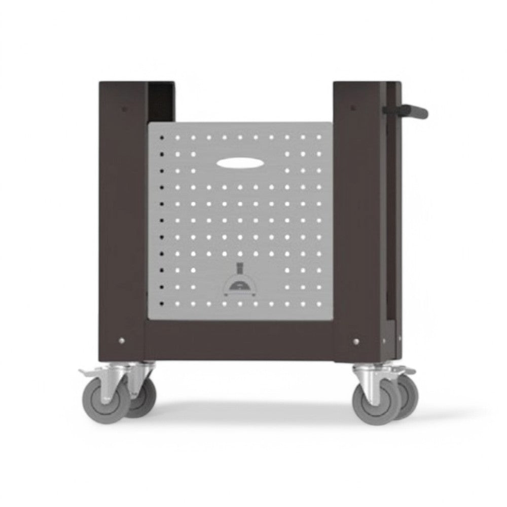 Base per forno Nano in acciaio con pannello copri bombola o porta legna 73x55xH87 cm