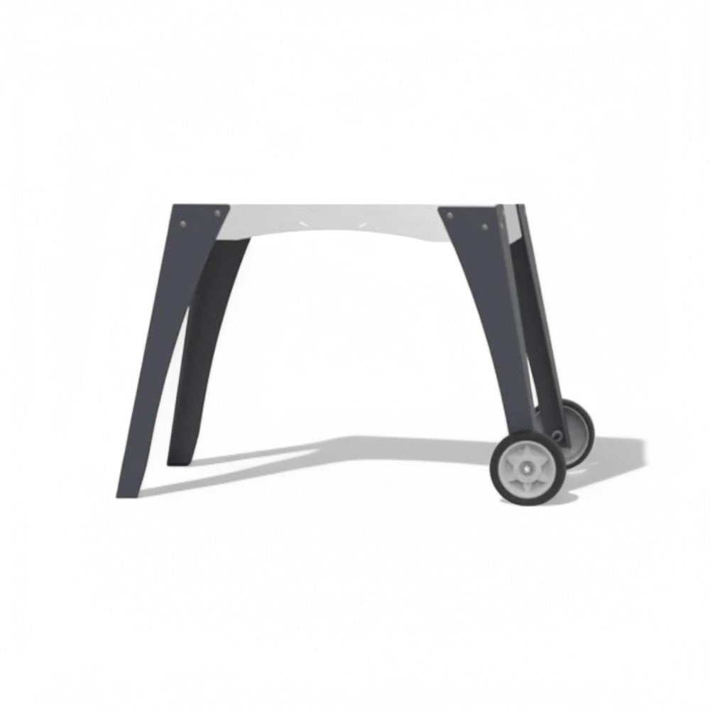 Base per forno Ciao in acciaio con 2 ruote 118x85xH63 cm