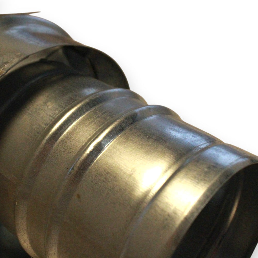 Fumaiolo girevole in acciaio zincato eolico a sfera per ventilazione tetti con attacco maschio