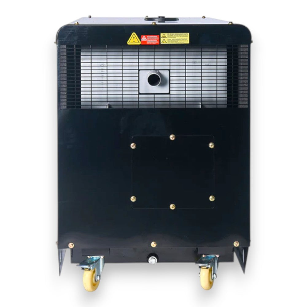 Generatore di corrente gruppo elettrogeno a motore diesel 12,5 KW accensione elettrica con ruote e serbatoio 50 litri