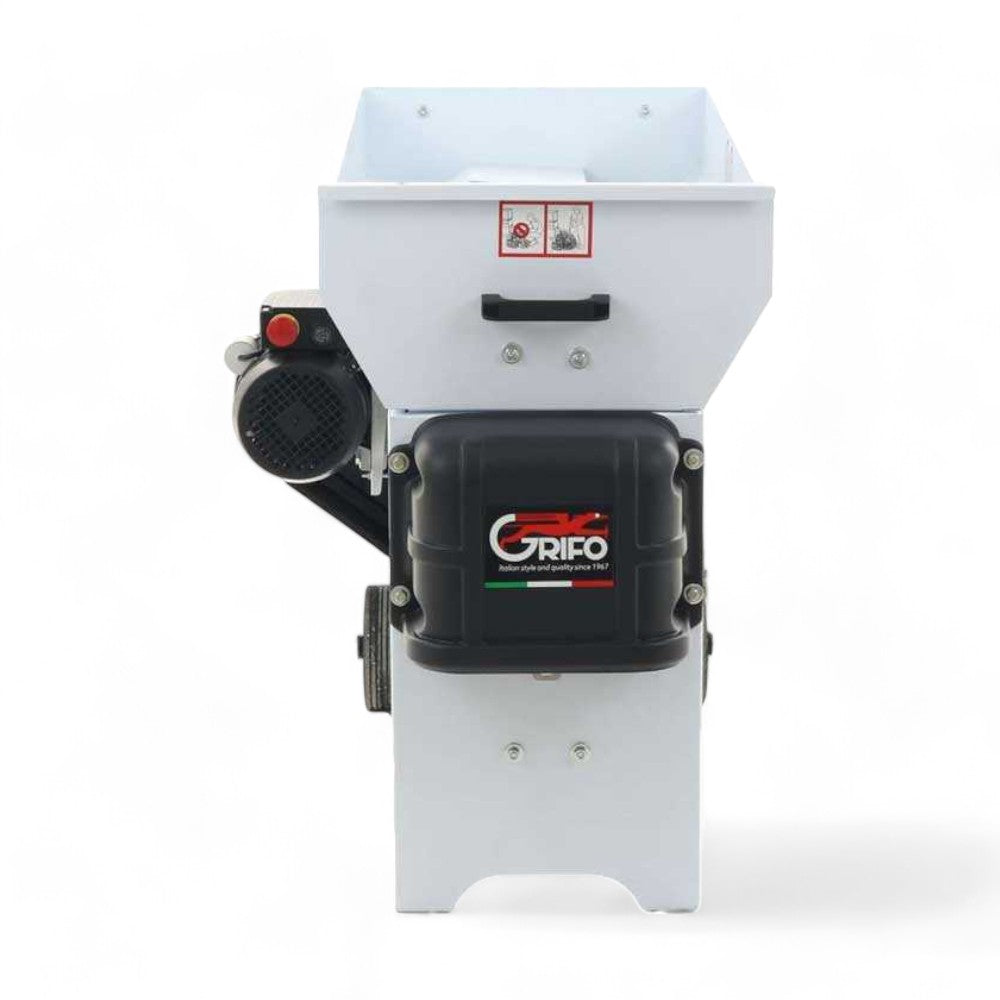 Diraspatrice elettrica fissa con rialzo di protezione e capienza 1.5Hp Dvep20F Grifo Marchetti