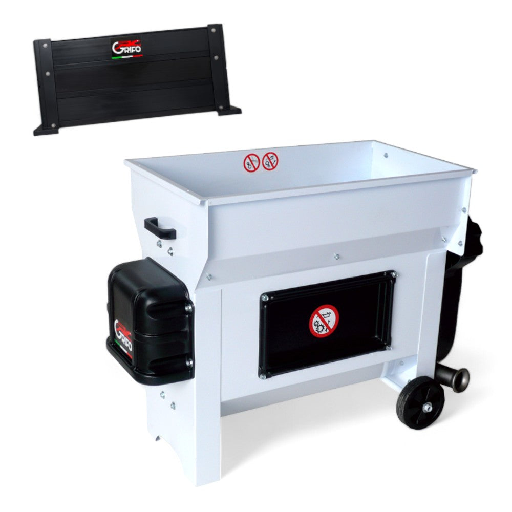 Diraspatrice elettrica fissa con rialzo di protezione e capienza 1.5Hp Dvep20F Grifo Marchetti