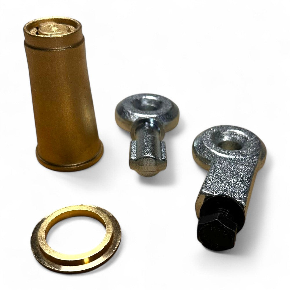 Gruppo di bloccaggio serratura a cono molleggiato a pavimento per serrande avvolgibili Viro 695