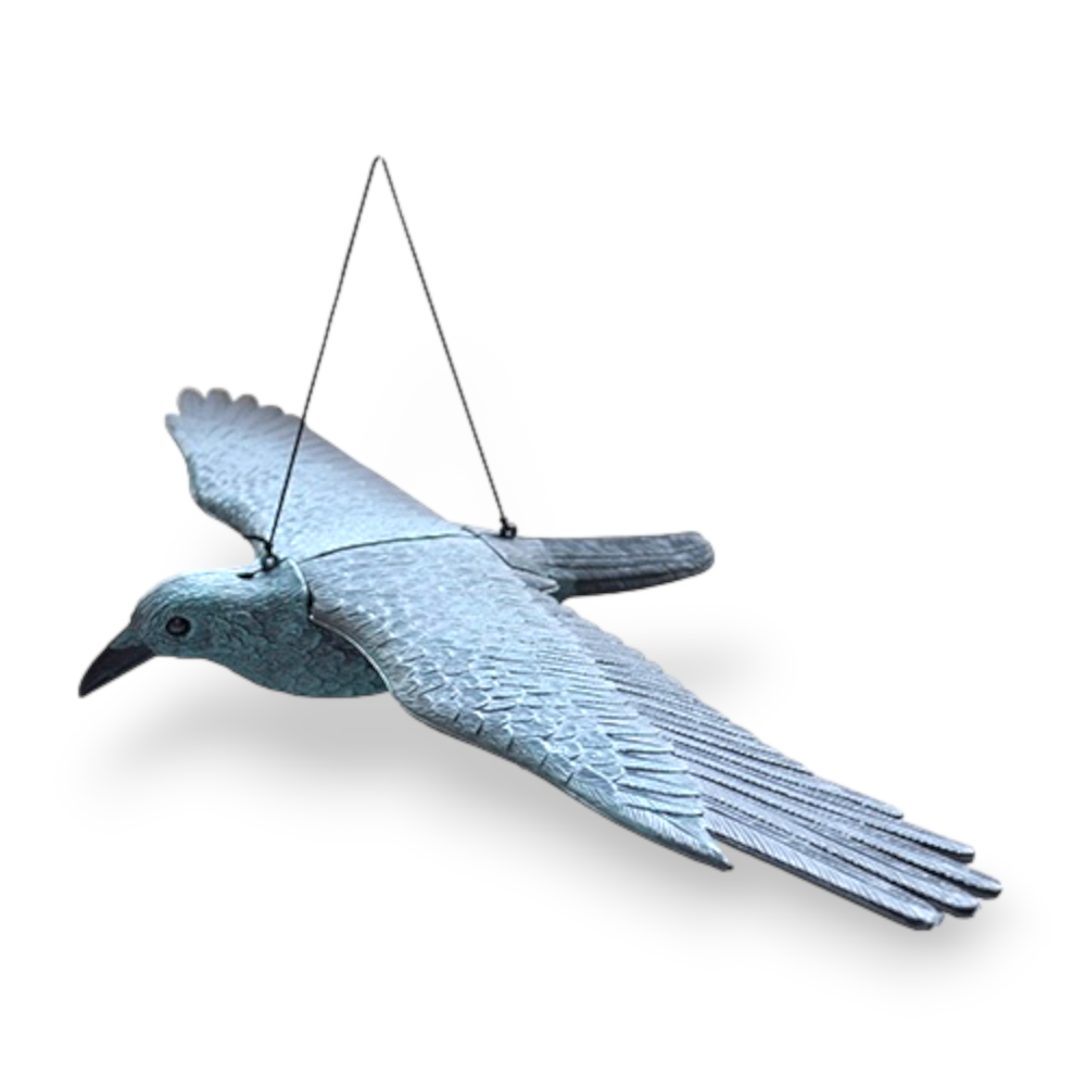 Corvo volante dissuasore spaventapasseri scaccia volatili