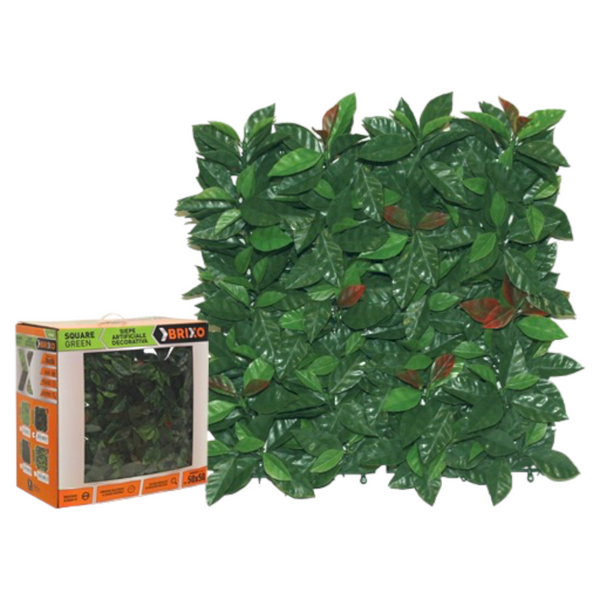 Siepe ombreggiante frangivista 50x50 cm con foglie di platano confezione 12 quadrati