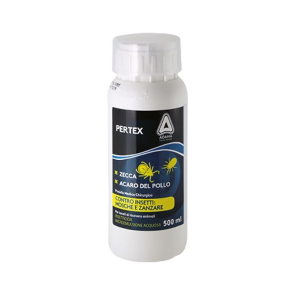 Insetticida 500 ml professionale in micro emulsione acquosa anti acari e artopodi Pertex ADAMA