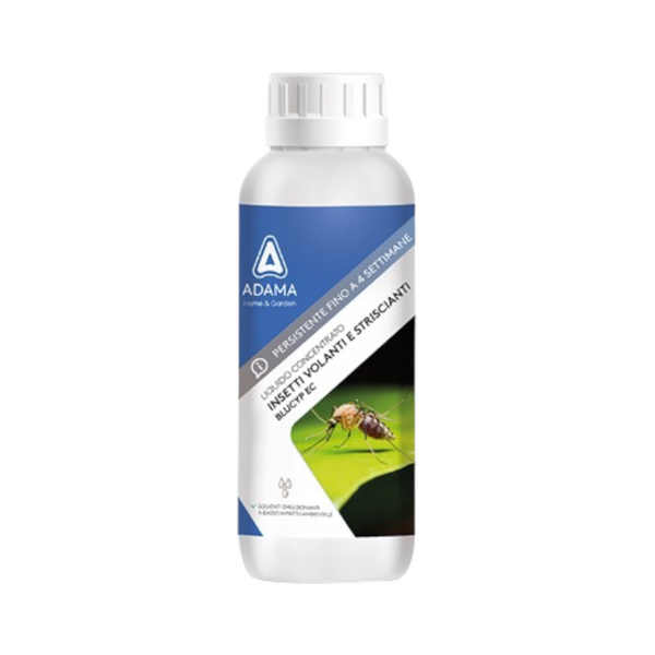 Insetticida 1 litro in emulsione concentrata per interni ed esterni contro insetti striscianti e volanti Blucyp EC Adama