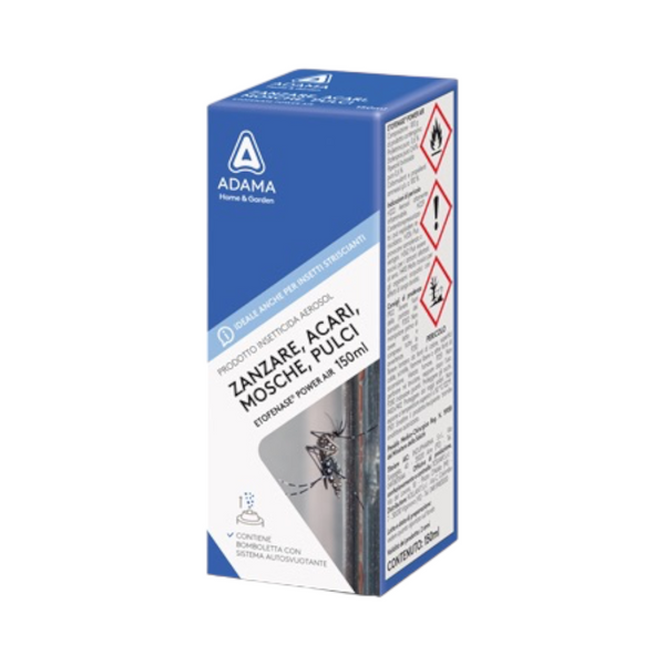 Insetticida aerosol in bomboletta 150 ml per ambienti interni ed esterni Etofease Power Air ADAMA
