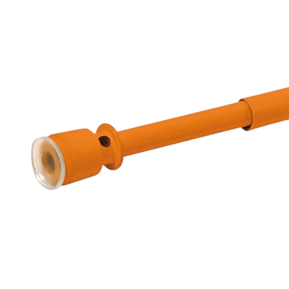 Scorritenda in acciaio a pressione estensibile con ventose Colorina