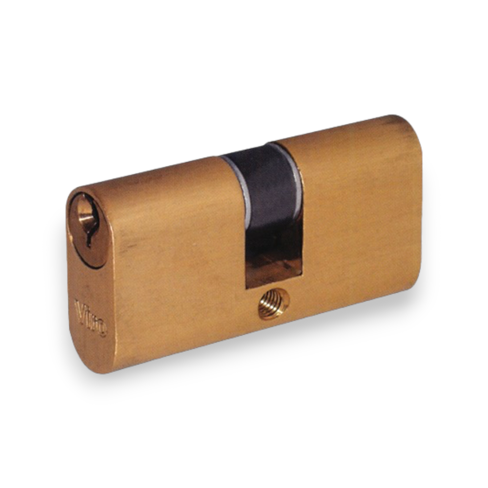 Cilindro ovale in ottone per serrature da profilati VIRO