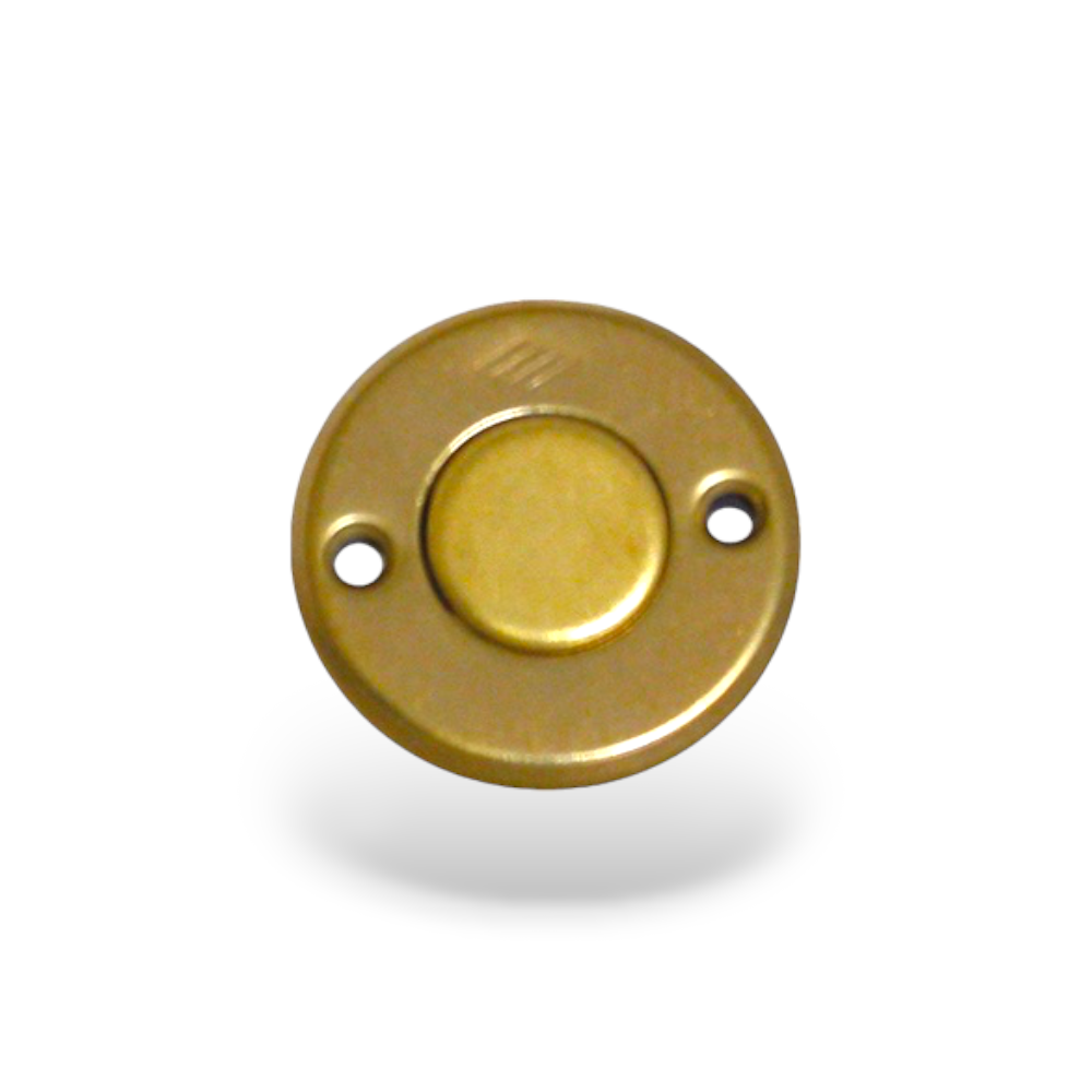 Pulsante di ricambio in ottone per elettroserrature CISA 0611/00