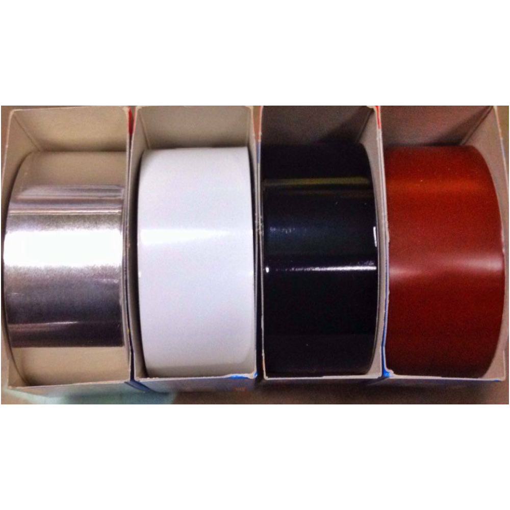 Nastro isolante in alluminio per sigillare tubi stufe alte temperature rotolo 9 mt