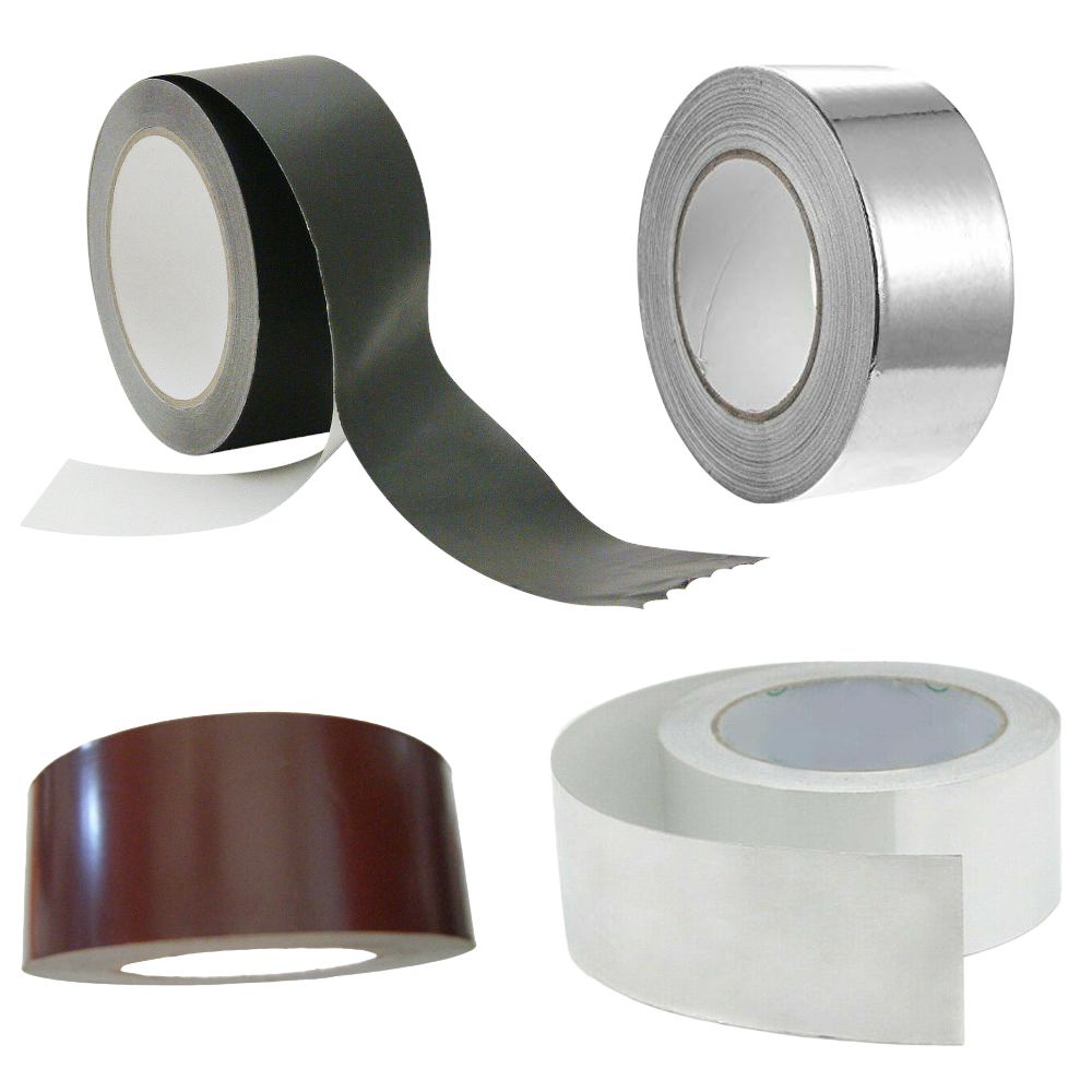 Nastro isolante in alluminio per sigillare tubi stufe alte temperature rotolo 9 mt