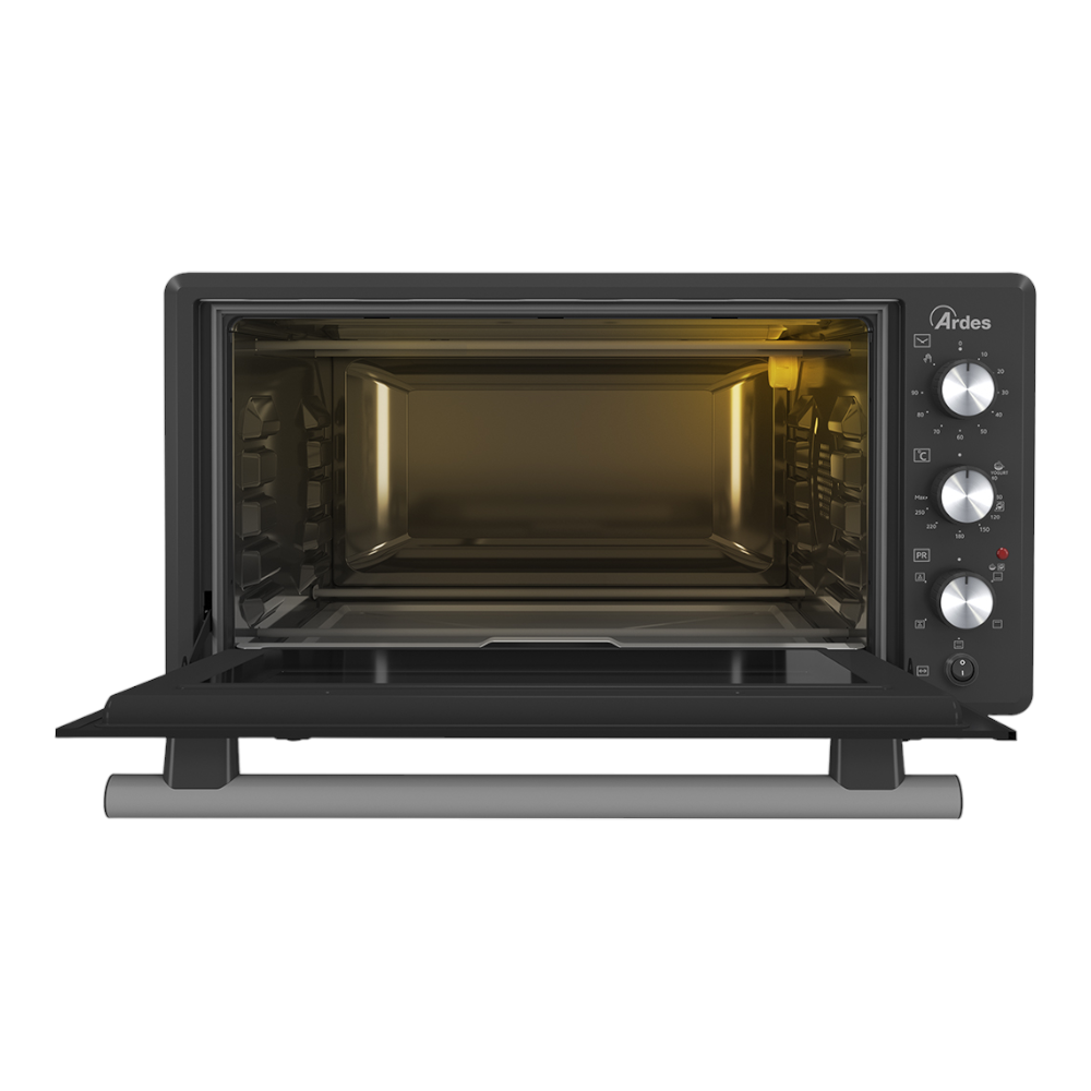 Forno 45 lt elettrico ventilato 1400W con funzione girarrosto Kratos Ardes
