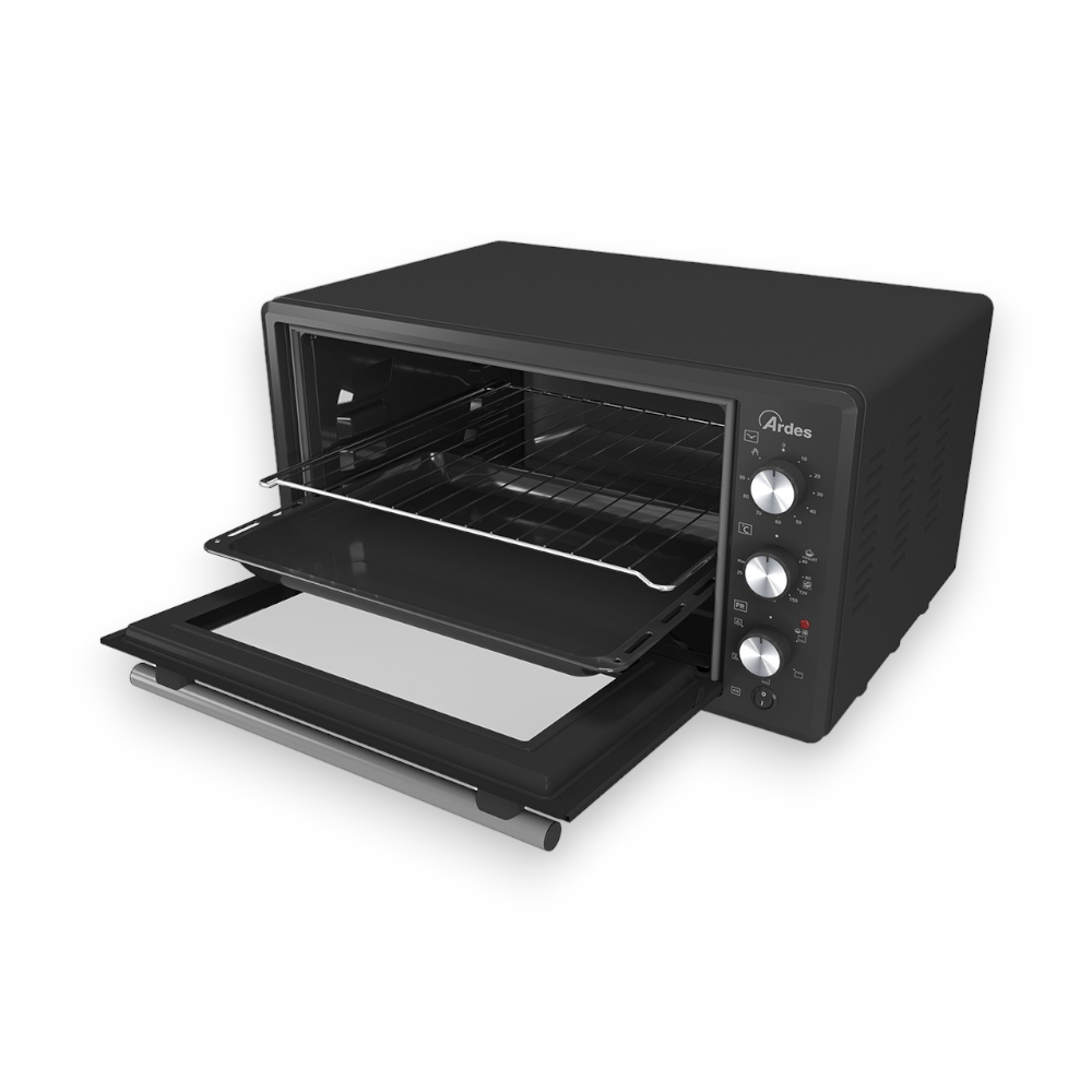 Forno 45 lt elettrico ventilato 1400W con funzione girarrosto Kratos Ardes