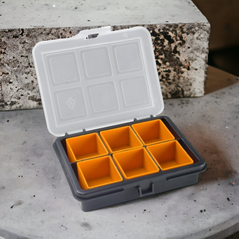 Mini cassetta organizer porta minuterie ferramenta con vaschette estraibili