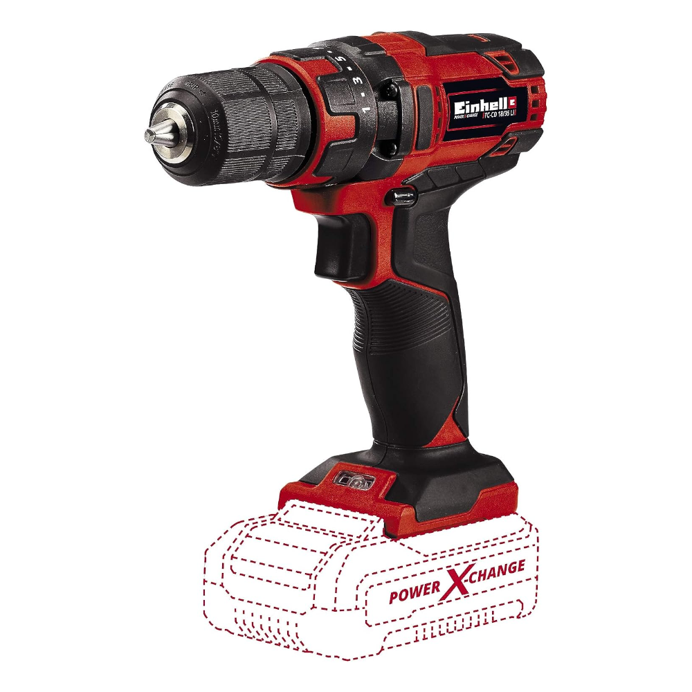 Avvitatore trapano a batteria con luce led integrata EINHELL TC-CD 18/35 LI