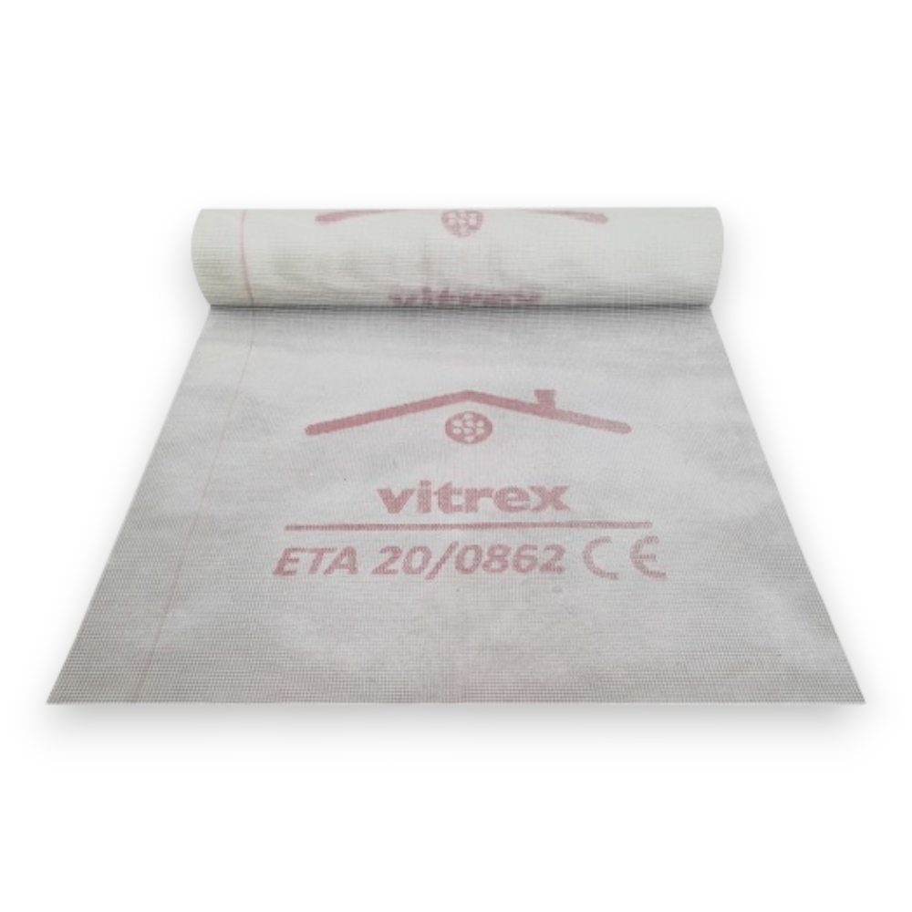 Rete in fibra di vetro con maglia pesante rinforzante per intonaco rotolo 1x50 mt