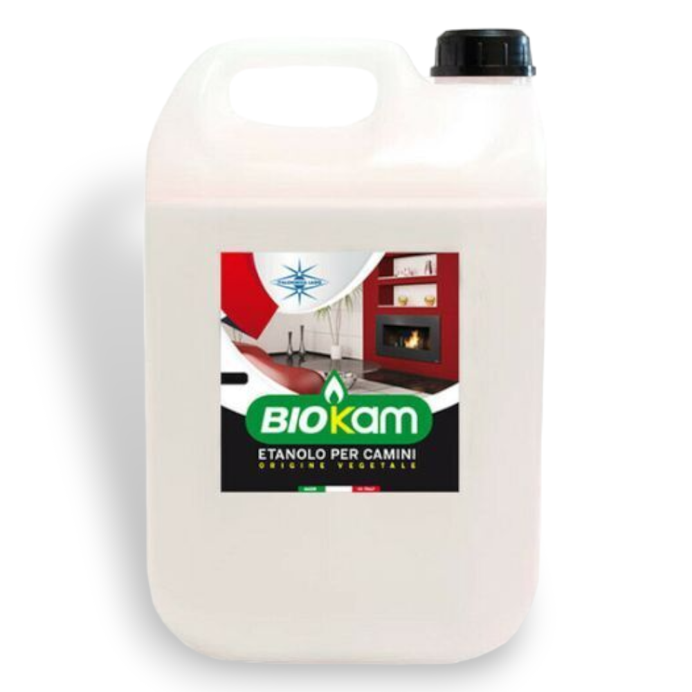 5 L Liquido bioetanolo per camini e stufe a liquido con fiamma viva