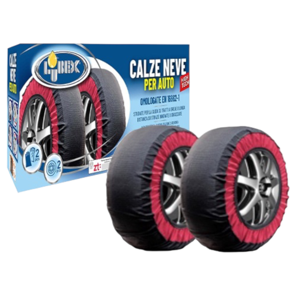 Calze da neve ad alta resistenza universali omologate per auto LUBEX
