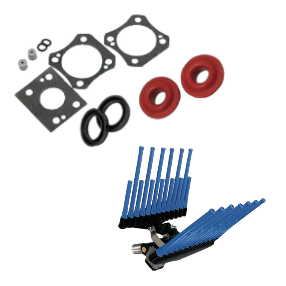 Kit guarnizioni di ricambio per scuotitore abbacchiatore Olitre
